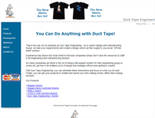 Tablet Screenshot of ducttapeeng.com